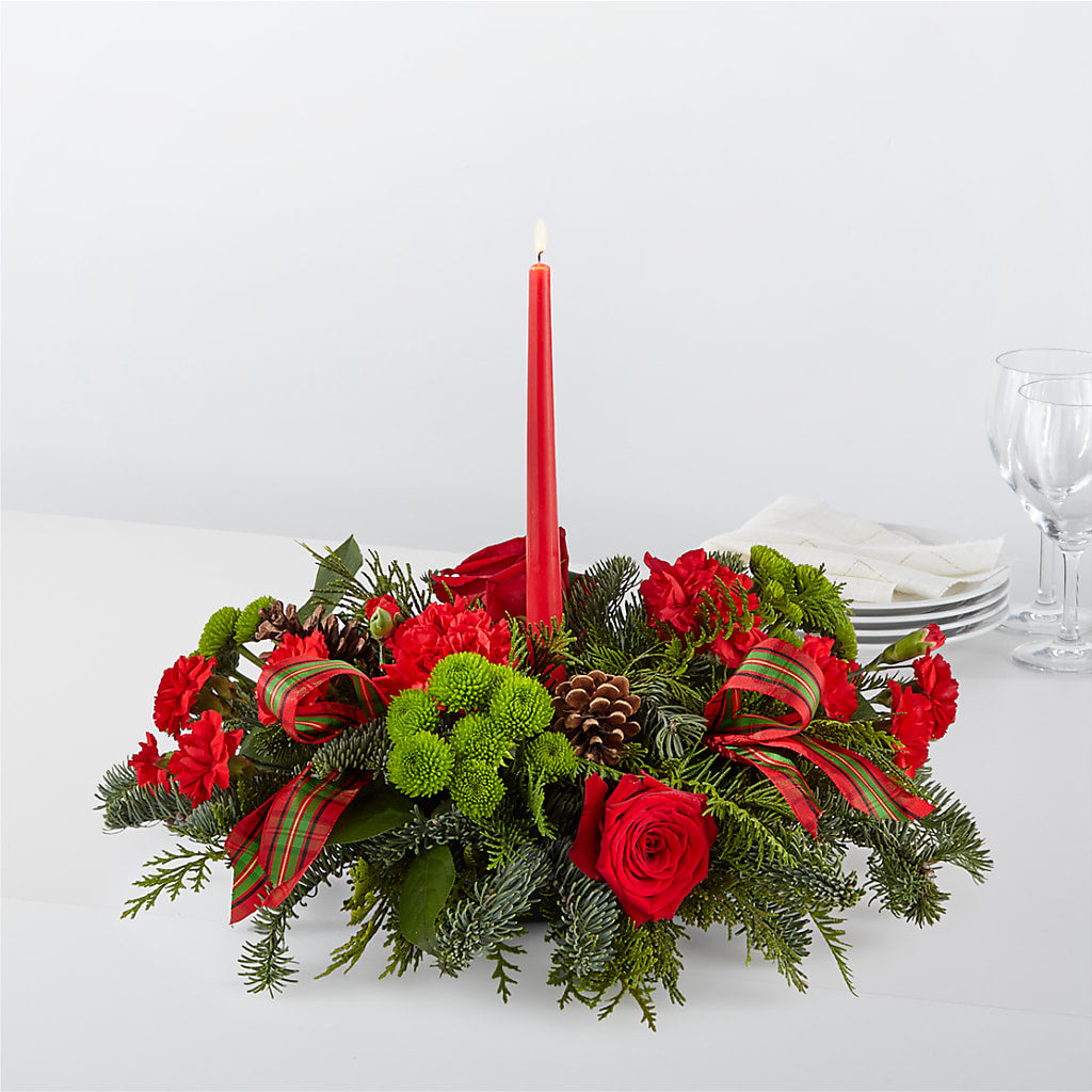 By the Candlelight Centerpiece – Pequa Park Florists Inc, Massapequa NY
