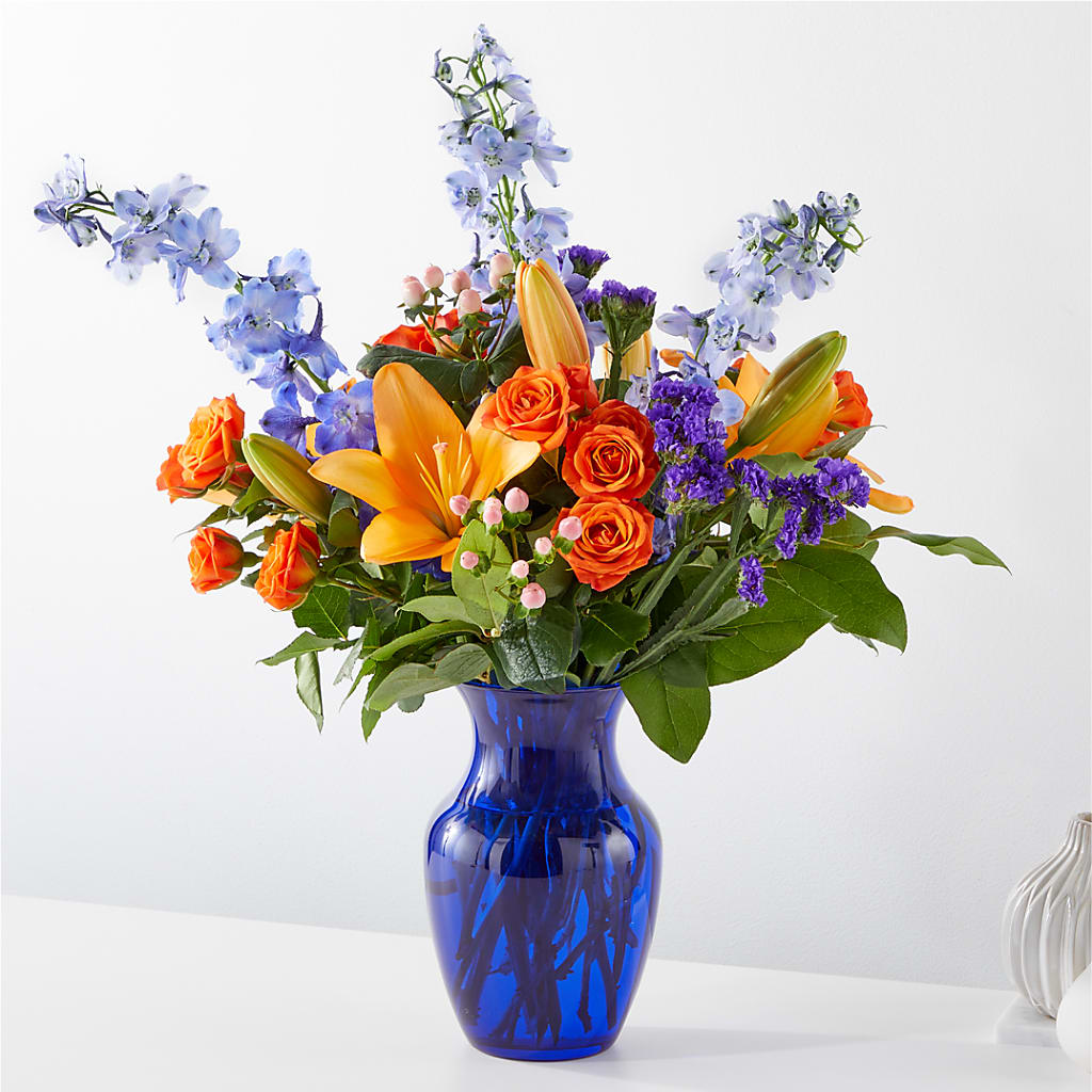 Radiant Citrus Bouquet – Pequa Park Florists Inc, Massapequa NY
