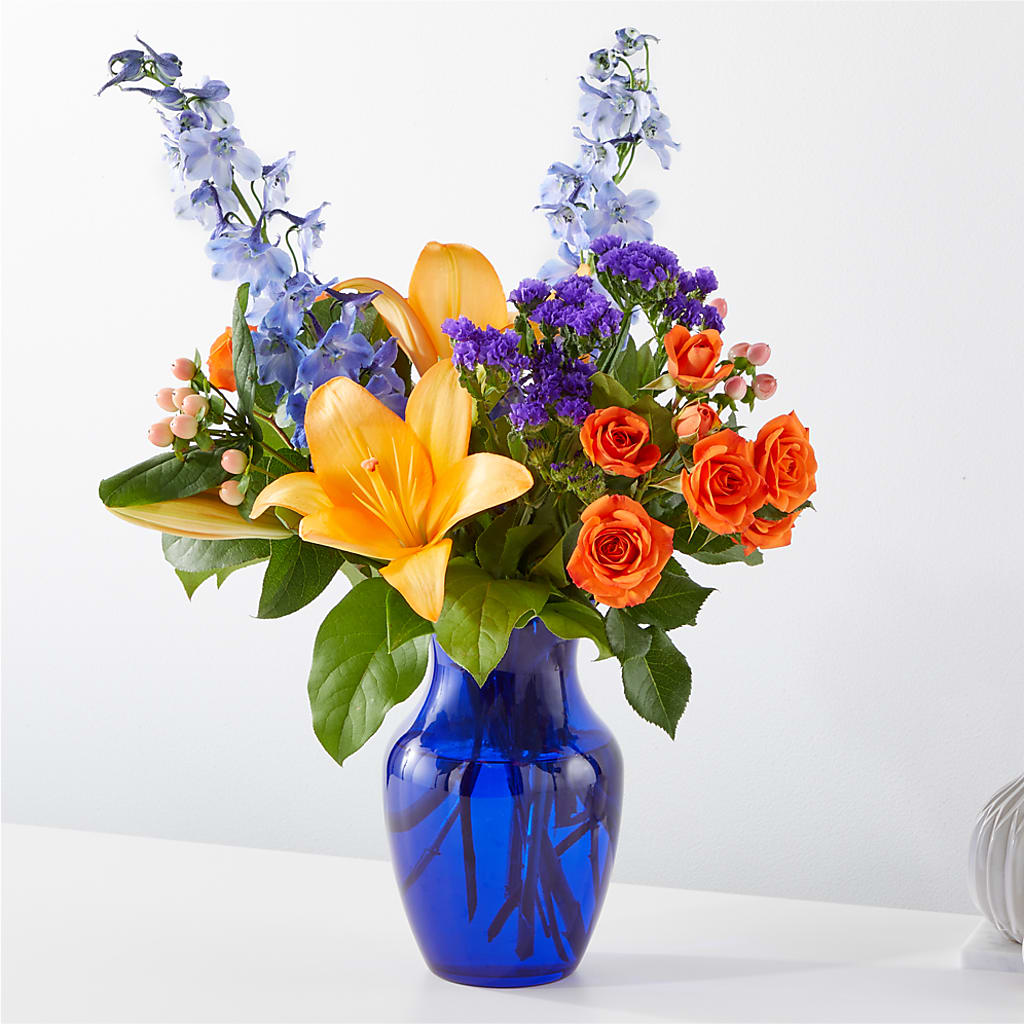 Radiant Citrus Bouquet – Pequa Park Florists Inc, Massapequa NY