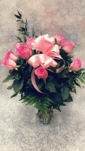PINK DOZEN ROSES – Pequa Park Florists Inc, Massapequa NY