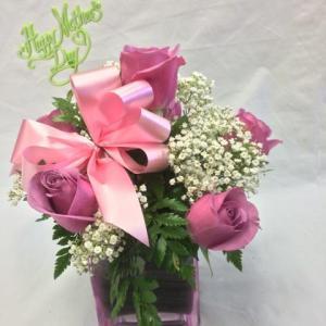 MOTHERS DAY LAVENDER CUBE – Pequa Park Florists Inc, Massapequa NY