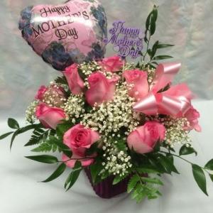 MOTHERS DAY PINK CUBE – Pequa Park Florists Inc, Massapequa NY