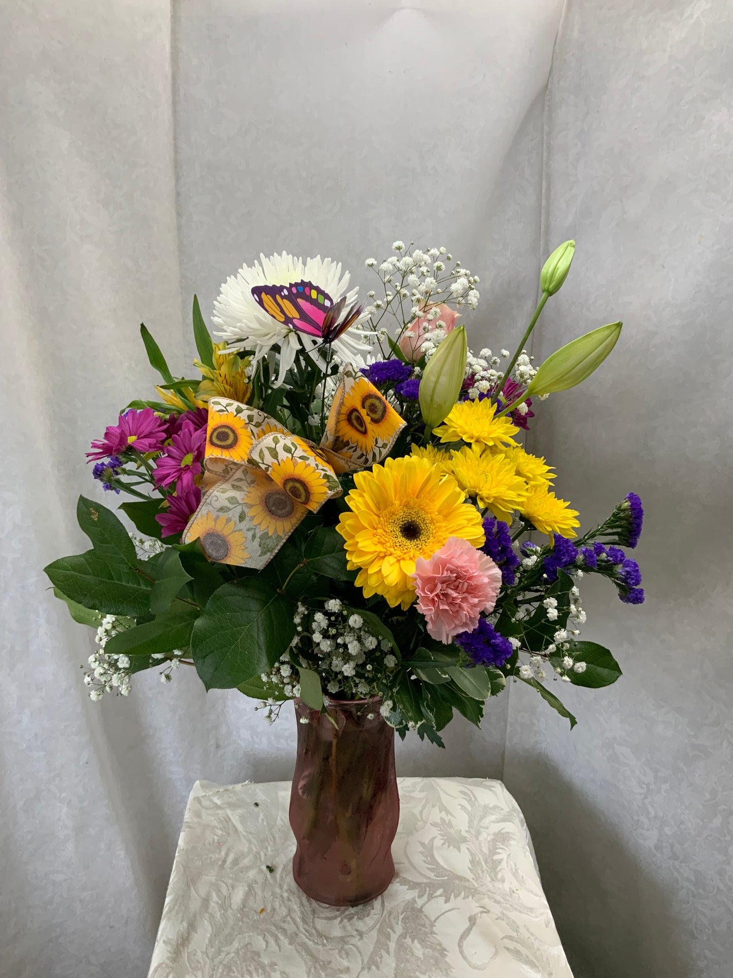 Mother's Day Pink Vase 1 – Pequa Park Florists Inc, Massapequa NY