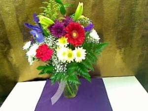 Pequa Colorful Vase 002 – Pequa Park Florists Inc, Massapequa NY