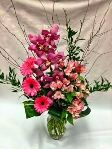 Pequa Cymbidium Vase 1 – Pequa Park Florists Inc, Massapequa NY