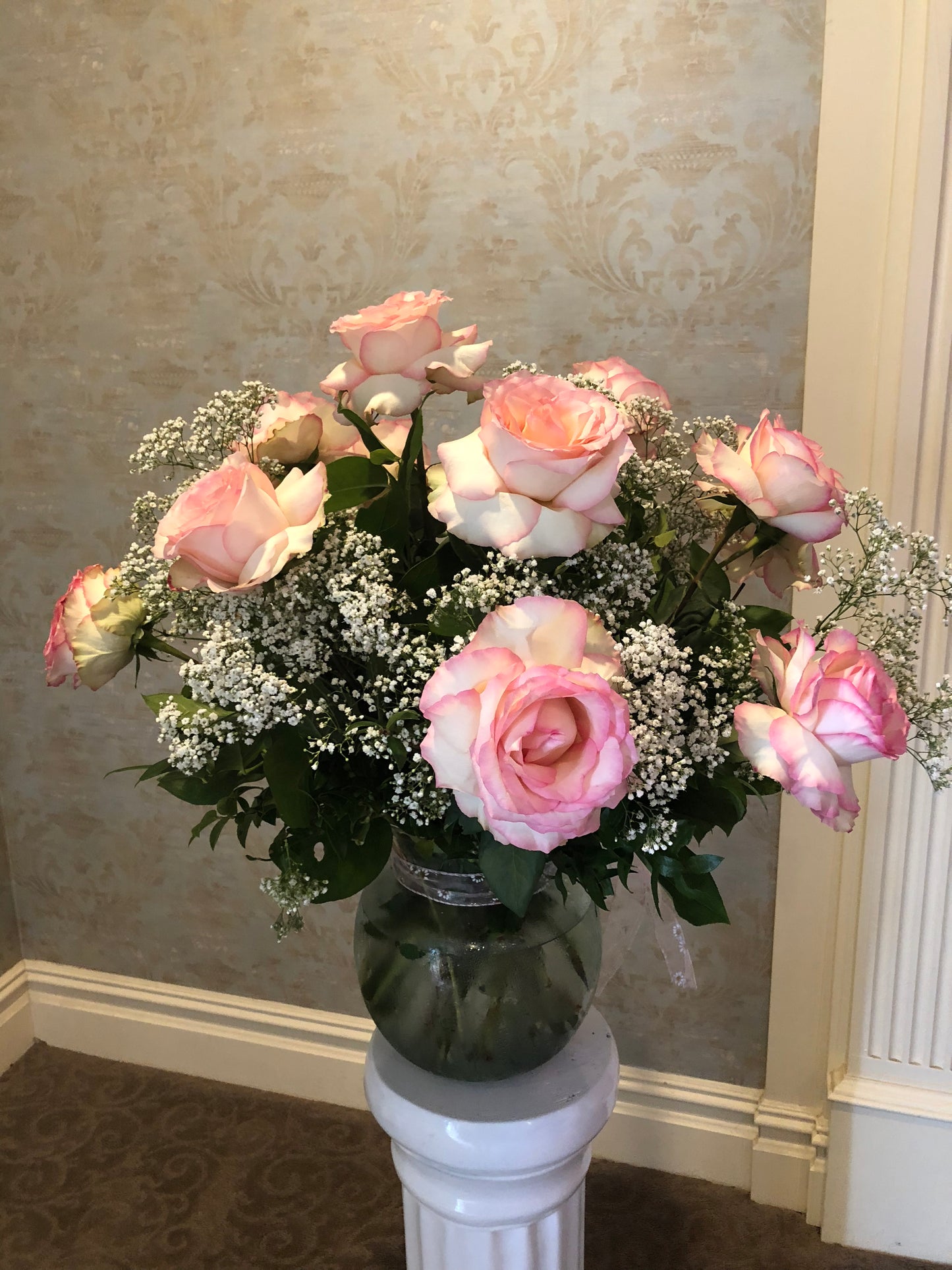 Pink Esperanza roses bb – Pequa Park Florists Inc, Massapequa NY