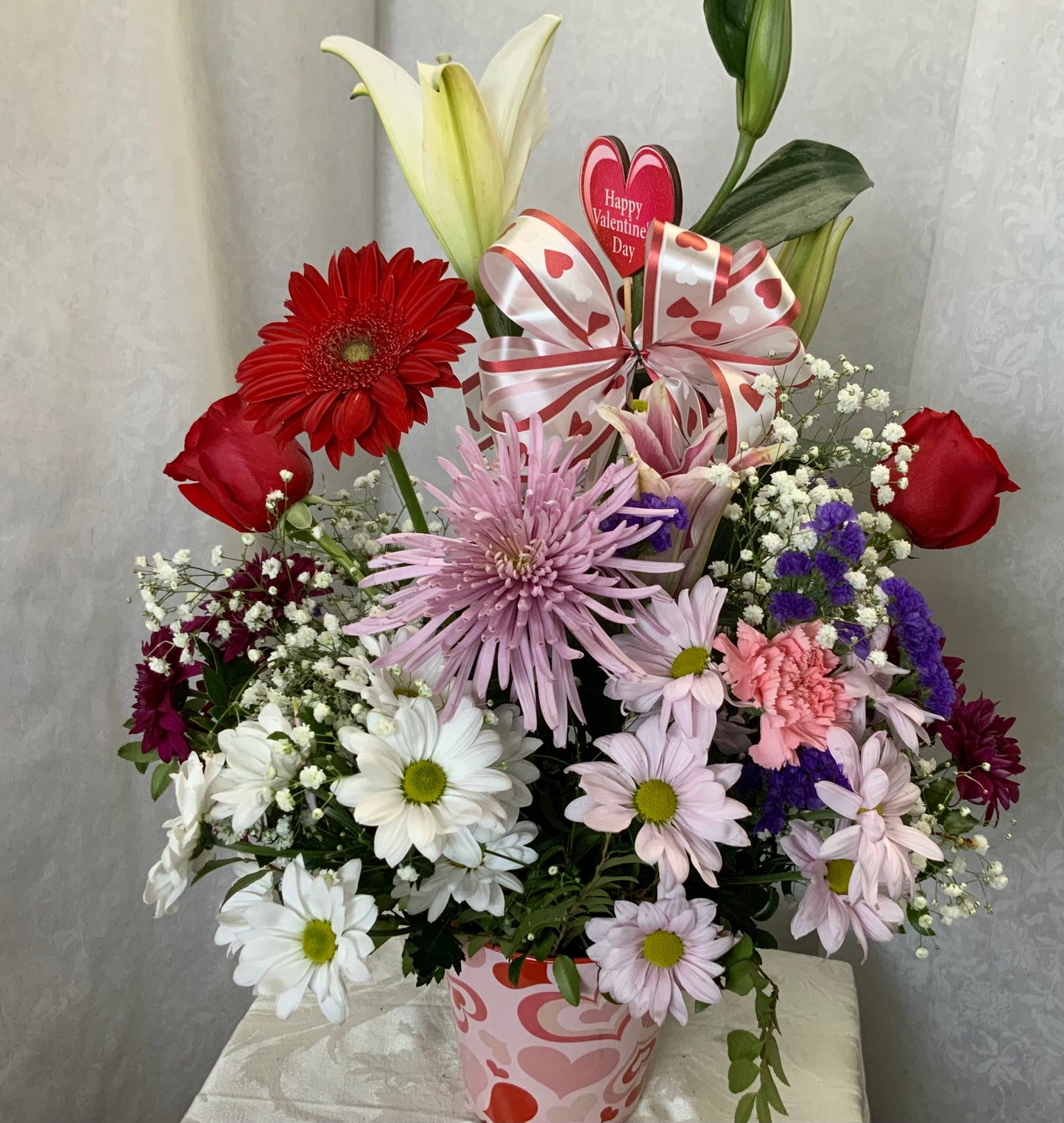 Pequa heart cylinder 2 – Pequa Park Florists Inc, Massapequa NY