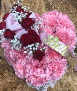 pinksatinheart1 – Pequa Park Florists Inc, Massapequa NY
