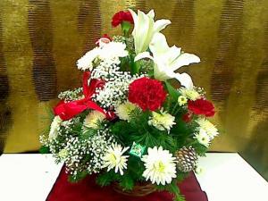 Christmas arrangement 3 – Pequa Park Florists Inc, Massapequa NY