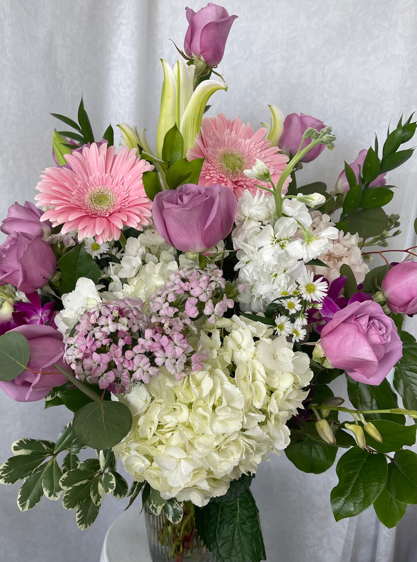 Pretty pastel vase – Pequa Park Florists Inc, Massapequa NY