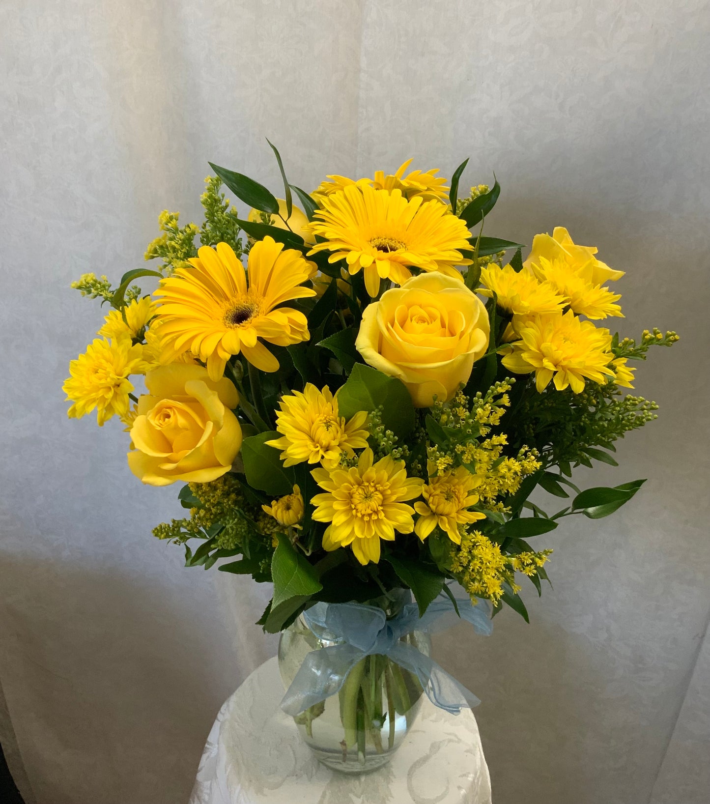 Psunshine vase – Pequa Park Florists Inc, Massapequa NY