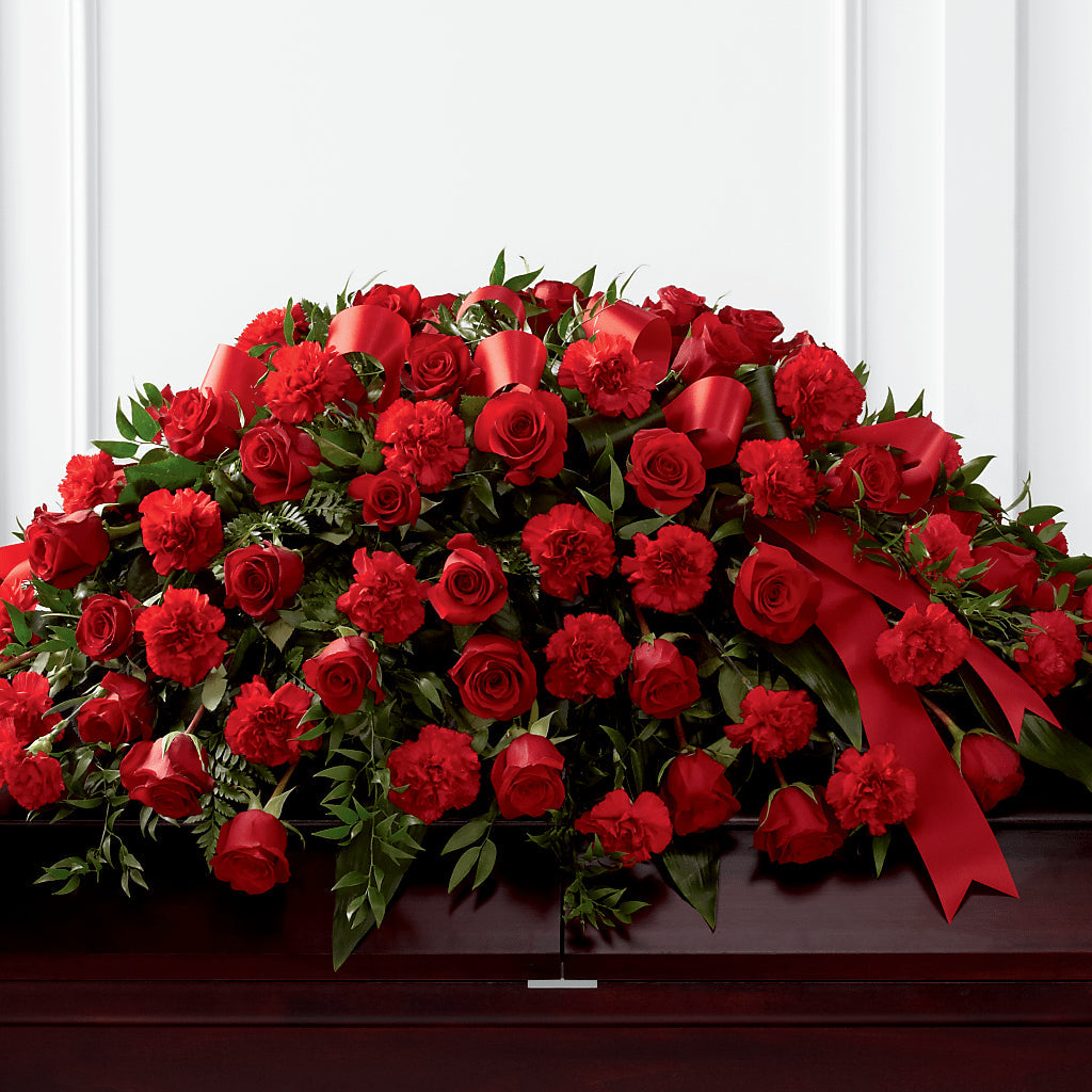 Tribute of Life Casket Spray – Pequa Park Florists Inc, Massapequa NY