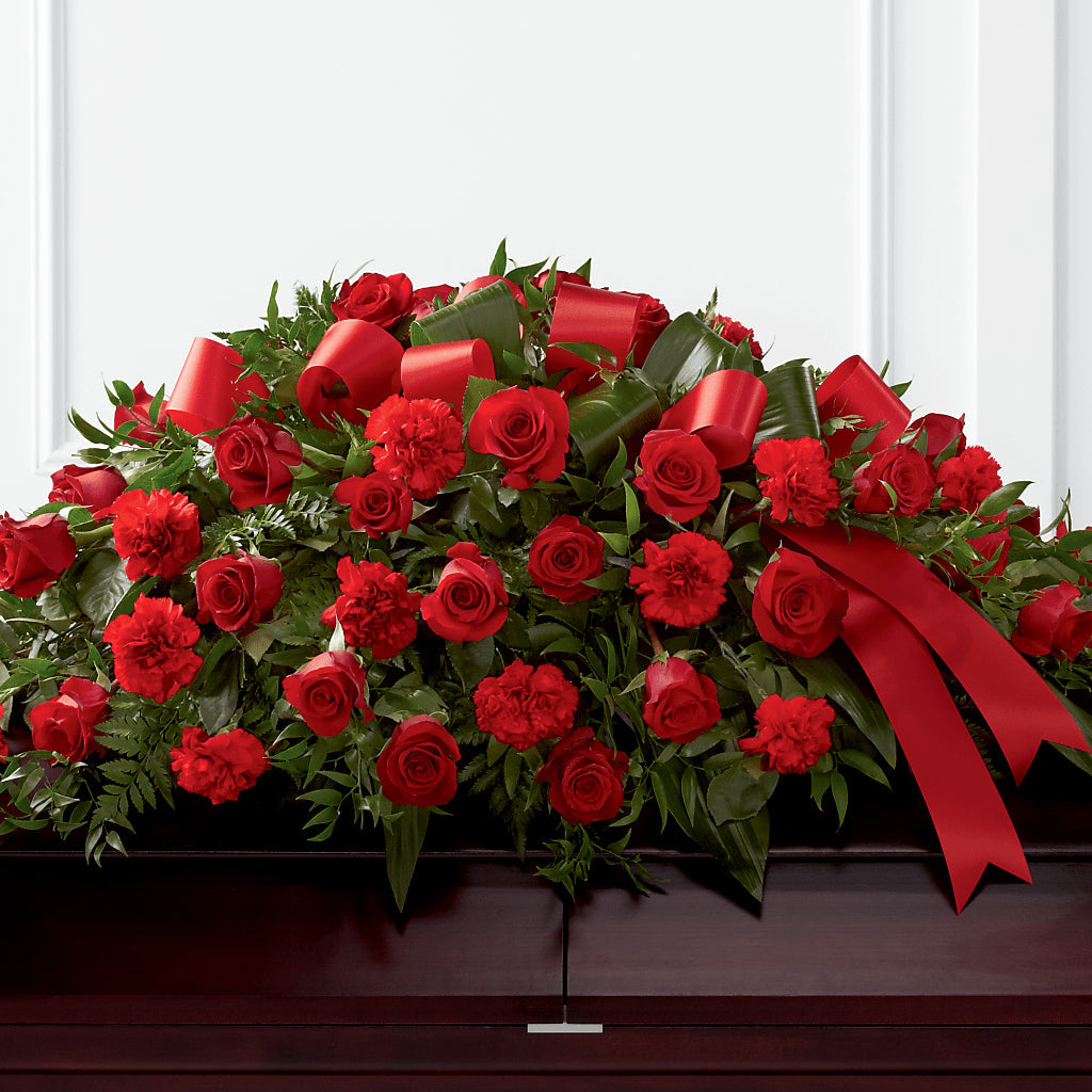 Tribute of Life Casket Spray – Pequa Park Florists Inc, Massapequa NY