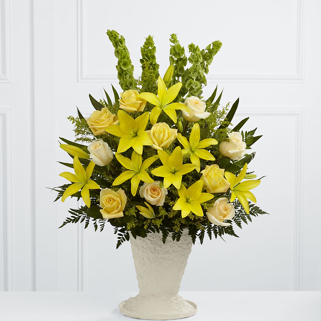 Golden Memories Arrangement – Pequa Park Florists Inc, Massapequa NY