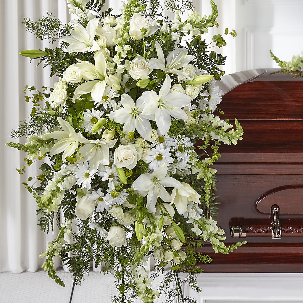 Loving Thoughts Standing Spray – Pequa Park Florists Inc, Massapequa NY