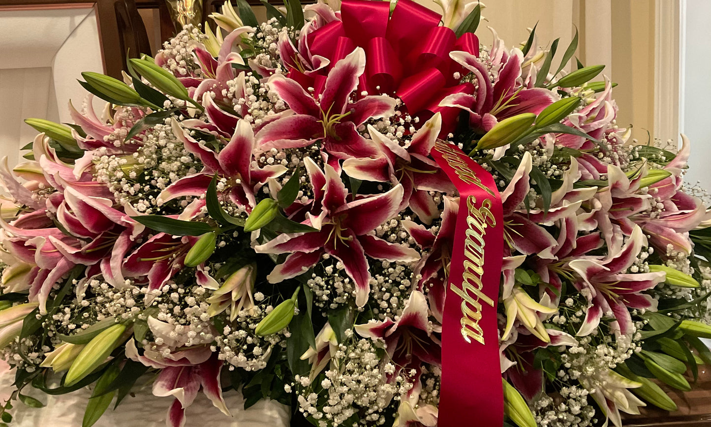Stargazing Casket Cover – Pequa Park Florists Inc, Massapequa NY