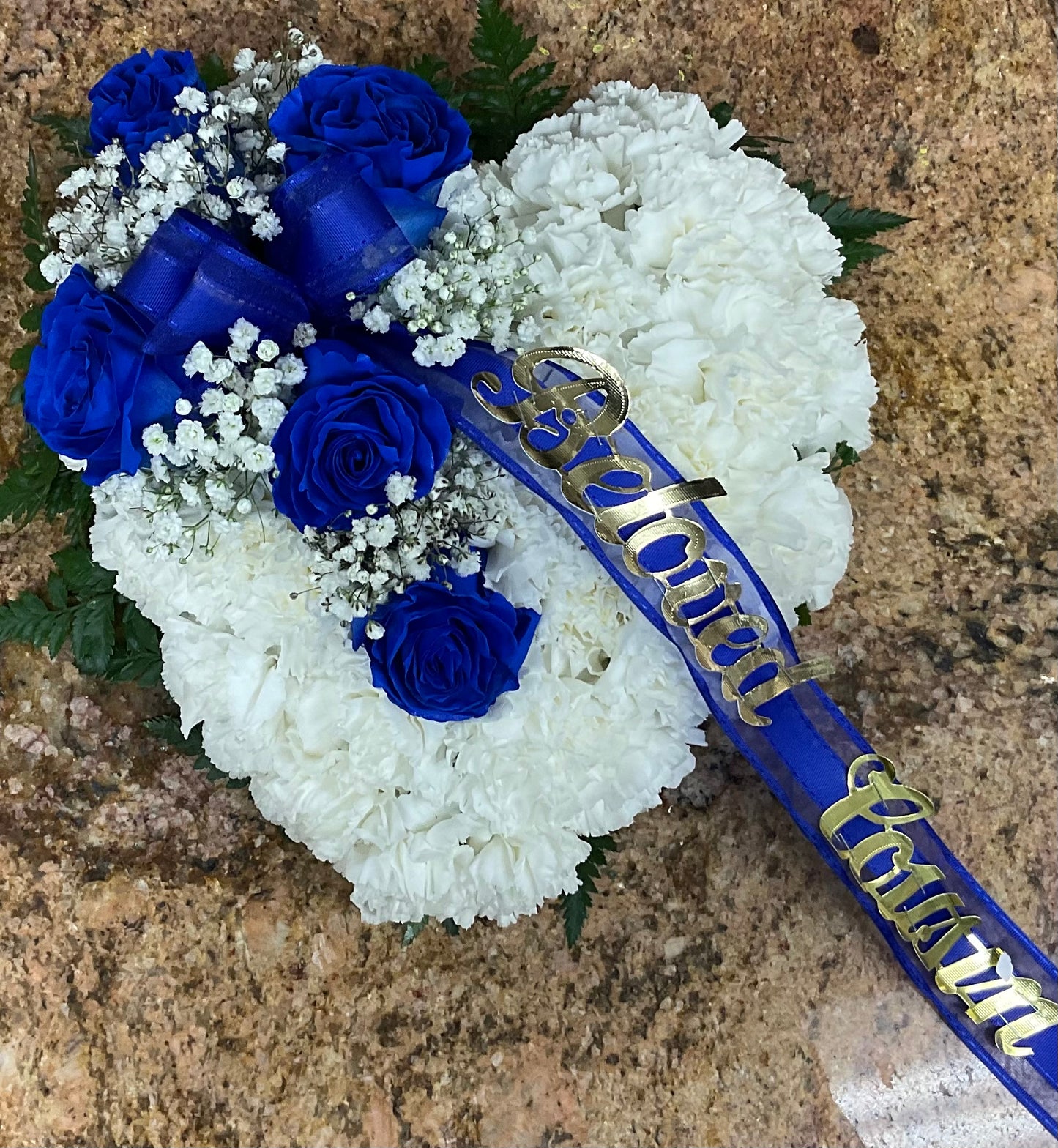 Satin heart adornment – Pequa Park Florists Inc, Massapequa NY