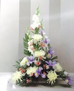 Sympathy spring arrangement – Pequa Park Florists Inc, Massapequa NY