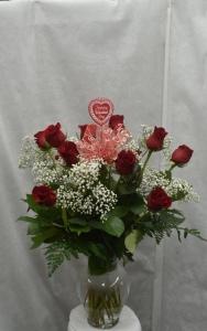 valredrv dz red roses/bb – Pequa Park Florists Inc, Massapequa NY