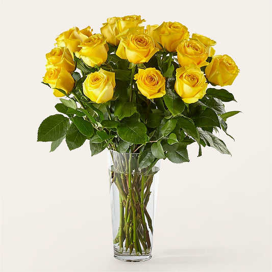 Long Stem Yellow Rose Bouquet –  Pequa Park Florists Inc, Massapequa NY