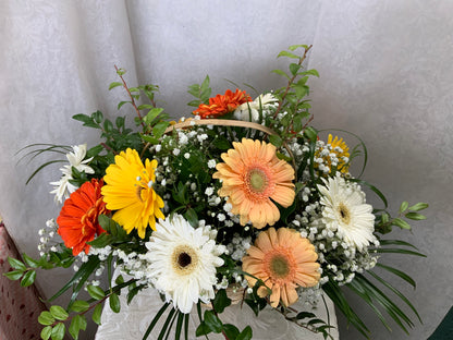 Gerbra basket –  Pequa Park Florists Inc, Massapequa NY