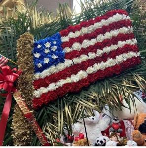P American Flag –  Pequa Park Florists Inc, Massapequa NY