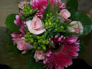 pequapinkgerber –  Pequa Park Florists Inc, Massapequa NY