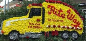 P Garbage Truck –  Pequa Park Florists Inc, Massapequa NY