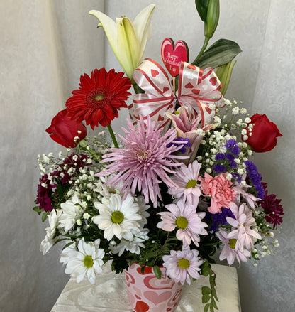Pequa heart cylinder 2 –  Pequa Park Florists Inc, Massapequa NY