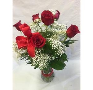 Pequa Valentine's Day Red Rose Vase 1