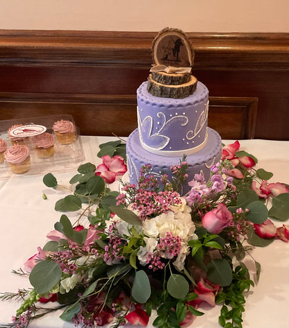 Purples and whites –  Pequa Park Florists Inc, Massapequa NY