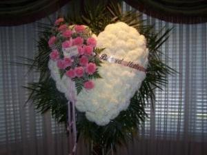 Pequa White and Pink Heart –  Pequa Park Florists Inc, Massapequa NY
