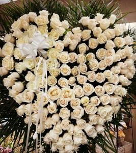 pwhtroseheart1 –  Pequa Park Florists Inc, Massapequa NY