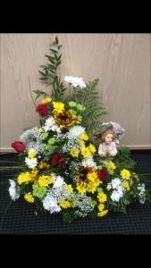 angel yellow flowers –  Pequa Park Florists Inc, Massapequa NY