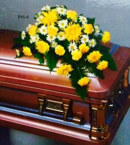 sympathy casket spray
